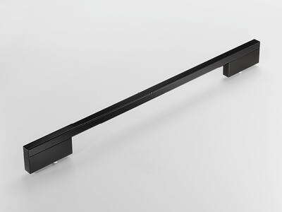Oven handles in oxiblack finish